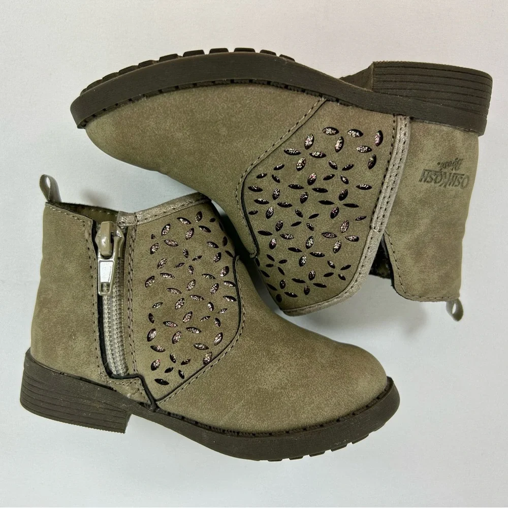 OshKosh B’gosh Estell Ankle Boots Size 6T Girls'